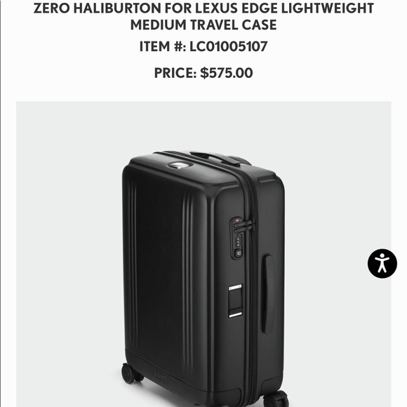 New Lexus Black Line Special Edition Halliburton - Picture 2 of 5